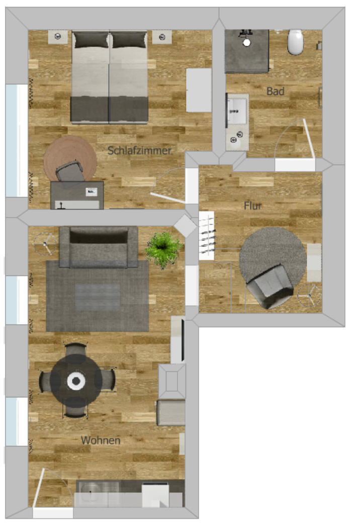 floor plan from fewo2