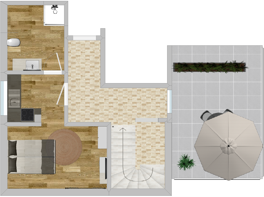 Grundriss Ferienwohnung 6